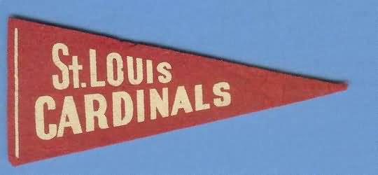 1954 Pennants Cardinals